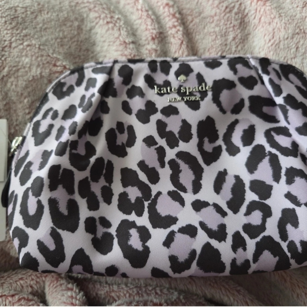 Kate Spade Leopard Print Women's Bag - Black and Gray